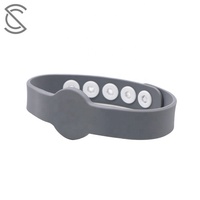 Pulsera de Silicona Ajustable Ecológica con RFID para Clubes y Gimnasios, Chip NFC Fudan F08 de 13.56MHz, Resistente al Agua, Control de Acceso HF