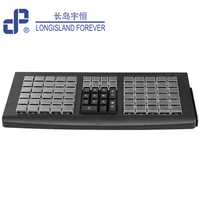 Teclado Programable ABS de Escritorio LIF KB81 con Diseño Personalizado OEM al Mejor Precio, Lector de Tarjetas USB Opcional, Compatible con Sistemas POS OPOS/JPOS
