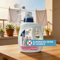 Lessive liquide multifonction naturelle et écologique 15-30% d'ingrédients pour nettoyer en profondeur les taches d'huile, de fumée et d'urine d'âgés