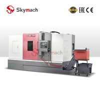 BR650 haute vitesse 3 4 5 axes CNC fraiseuse tour CNC horizontal tournant GSK système de contrôle lit incliné tour à métaux