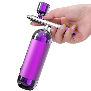 Pistolet de pulvérisation portable USB rechargeable pour nail art, aérographe simple action - Product Image 2