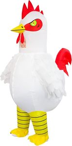 <span class=keywords><strong>Costume</strong></span> di <span class=keywords><strong>pollo</strong></span> adulto gonfiabile in <span class=keywords><strong>Costume</strong></span> <span class=keywords><strong>da</strong></span> corsa su Blow up vestito di gallo divertente <span class=keywords><strong>Costume</strong></span> di Halloween per gli uomini delle donne partito Cosplay - Product Image 5