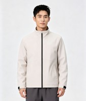 Veste d'hiver chaude à coque rigide monocouche unisexe, extensible dans 4 directions, fermeture éclair, imperméable, respirante, coupe-vent, randonnée, escalade, plein air