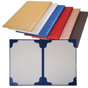 ปกประกาศนียบัตรพิมพ์โลโก้ตามสั่ง ซองใส่ใบรับรอง ซองใส่สัญญา - Product Image 1