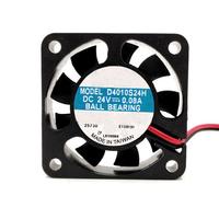 Ventilateur CPU D4010S24H 4010 24V 0.08A Ventilateur silencieux 4CM Alimentation électrique Ventilateur de refroidissement