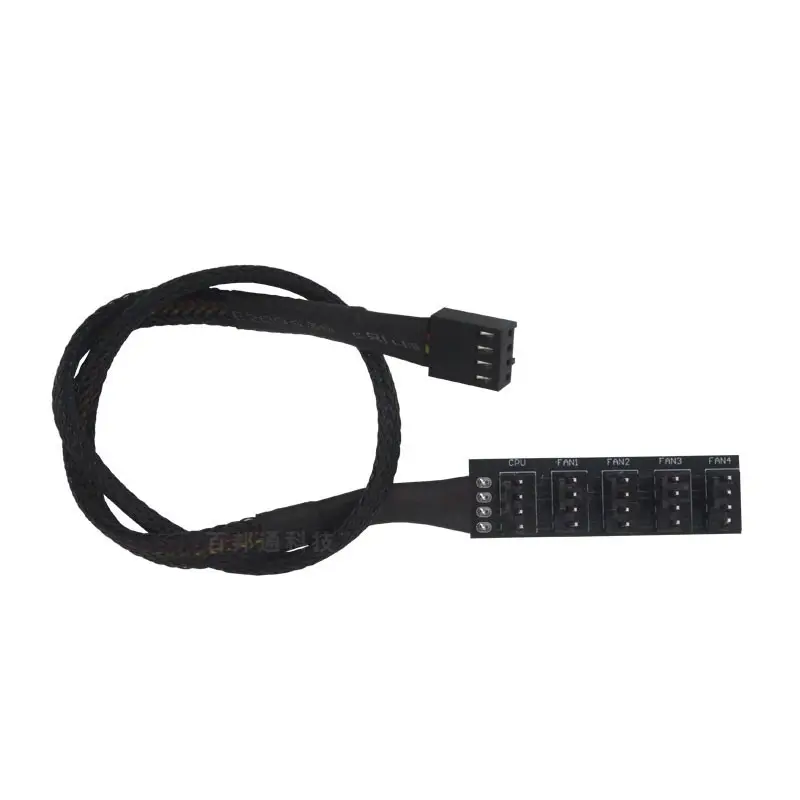 Splitter 4-pin Motherboard Fan Connector 4 Splitter Cable Adapter 4-pin PWM Fan Extender Cable