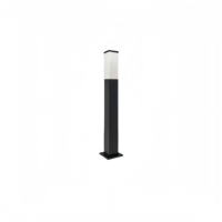 Lampe murale extérieure en aluminium noir, étanche, à économie d'énergie, forme cylindrique, tube lumineux, douille GU10/E27, diffuseur en polycarbonate, COB mat