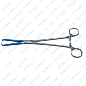 ชุดเครื่องมือผ่าตัดนรีเวชวิทยาแบบใช้มือ SCHROEDER Tenaculum Forceps  ทำจากสแตนเลสสตีล  พร้อมตะขอเกี่ยวคม  CE SATINSKY - Product Image 3