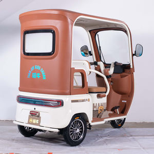 Trimoto électrique pour le <span class=keywords><strong>transport</strong></span>, tricycle 3 roues, spécial pousse-pousse, tuk, moto avec toit - Product Image 3