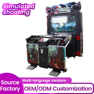 เครื่องเล่นเกมจำลอง 3 มิติ สำหรับสวนสนุก เครื่องเล่นเกมหยอดเหรียญ เครื่องเล่นเกมยิงปืน VR ในร่ม - Product Image 6