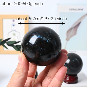 Wholesale Natural <b>Crystal</b> Gemstone Healing <b>Ball</b> Astrophyllite Garnet Sphere for Decoration - Product Image 5
