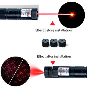 <span class=keywords><strong>Puntero</strong></span> Láser Rojo Profesional Portátil con Función de Bloqueo de Seguridad |   Dispositivo Móvil de 650nm con Cargador Triple - Product Image 3