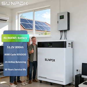 <span class=keywords><strong>Batterie</strong></span> Lifepo4 SUNPOK 51.2V 48V 800Ah, <span class=keywords><strong>batterie</strong></span> lithium 800Ah 40KWH 48V, <span class=keywords><strong>batterie</strong></span> de stockage d'énergie <span class=keywords><strong>domestique</strong></span> 48V pour système solaire - Product Image 1