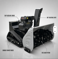 Robot souffleuse à neige électrique télécommandée, motorisée, avec engrenages, roulements, alimentée par batterie, sur chenilles, autonome, pour routes, maisons et usage commercial