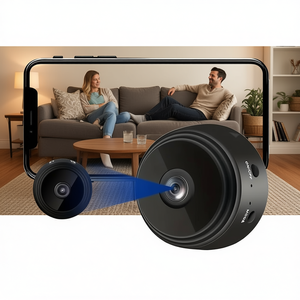 Mini Cámara Myrva 2MP Wi-Fi con Visión Nocturna, Cámara de Vigilancia Interior con Soporte para la Aplicación CamHi - Product Image 2