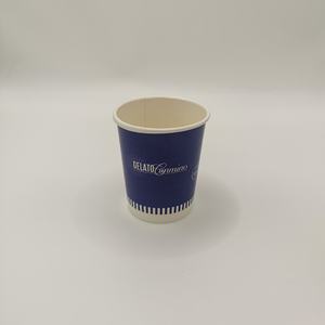 Gobelet en papier à paroi simple personnalisé avec impression personnalisée, bon marché, pour boissons chaudes à emporter, 4 oz, 8 oz, dégustation de café, thé, milkshake, avec couvercles - Product Image 5