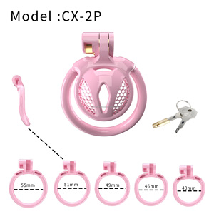 LOVE Color fun sexy male Chastity penis cage Device Cock Ring lock key adult toy new sex game playing - Product Image 4