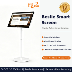 Pantalla LCD Inteligente Android Portátil de 32 Pulgadas con Soporte de Pie, Animación, Pantalla Táctil, Alimentada por Batería para Uso en Interiores, TikTok Live - Product Image 6