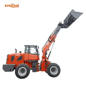 Everun CE Approved 3ton ER3500 Farm Hydraulic Front End Bucket Compact Telescopic Wheel Loader