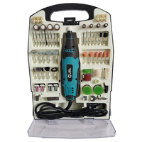 Mini-meuleuse électrique portable haute vitesse 110V/220V avec mandrin de 2,4-3,5 mm et ensemble de 125 accessoires pour usage domestique et industriel