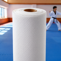 Tissu de Taekwondo et de Karaté 100% Polyester Approuvé WTF/ITF, Séchage Rapide et Durable pour les Uniformes de Compétition