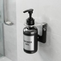 Support mural en acier inoxydable personnalisé pour distributeur de bouteilles