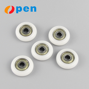 Chất lượng cao Nylon nhựa trượt mang Con lăn 5*23*7 mét cho nhà để xe hiện đại cửa trượt giới thiệu Rèm ròng rọc cho khách sạn - Product Image 5