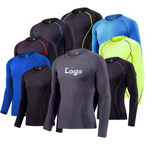 Eco-Friendly Sweat-Wicking Mens Long Sleeve Shirt For Outdoor Workouts With Stretch Recovery Fabric - Product Image 1