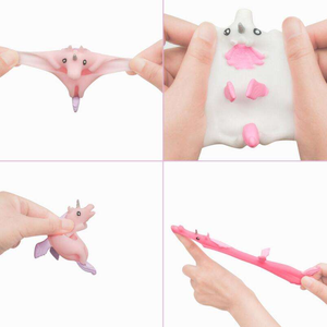 Jeu de vol jouets d'éjection <span class=keywords><strong>licorne</strong></span> doigt <span class=keywords><strong>jouet</strong></span> catapulte fronde Animal <span class=keywords><strong>jouet</strong></span> TPR matériel extensible pour enfants garçons et filles - Product Image 6