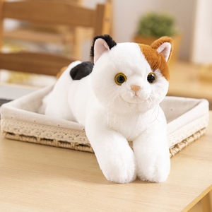 Saite <span class=keywords><strong>Dodo</strong></span> Peluche <span class=keywords><strong>Chat</strong></span> Porte-Bonheur Mignon, Chaton de Simulation, Jouet en Peluche, Cadeau <span class=keywords><strong>pour</strong></span> Enfants - Product Image 5