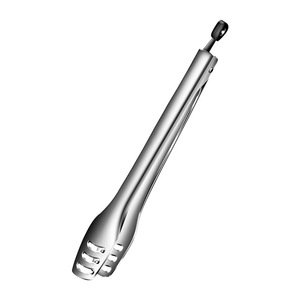 Pinzas para Alimentos de Acero Inoxidable 304 de 33.5cm, Pinzas Huecas para Escurrir Grasa de Carne, Pinzas para Asar a la Parrilla - Product Image 4