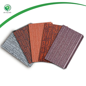 Panneau <span class=keywords><strong>de</strong></span> cloison sèche 3D moderne pour l'extérieur <span class=keywords><strong>de</strong></span> la villa Panneau métallique décoratif pour mur sandwich isolé imperméable et ignifuge - Product Image 2