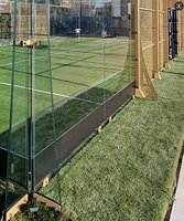 Terrain de padel panoramique extérieur jaune, spécialement personnalisé, très vendu, équipement de padel russe très vendu