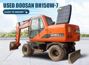 Chargeuse sur pneus Doosan DH150W-7 d'occasion à bas prix, type mobile, mini-excavatrice Doosan DH150 - Product Image 2
