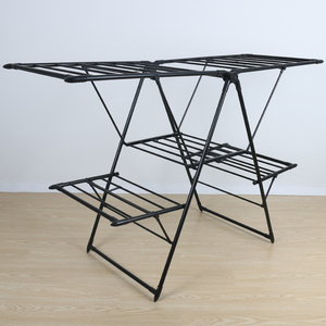 Grand séchoir d'extérieur pliable en métal à 3 niveaux de 18m pour sécher les vêtements - Product Image 3