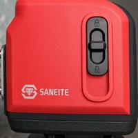 Niveau laser SANEITE 12 lignes, auto-nivelant H/V, alimenté par batterie, compact et portable pour l'alignement en construction intérieure
