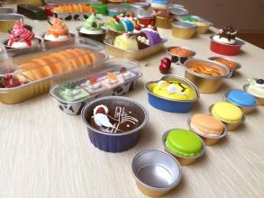 กล่องบรรจุภัณฑ์อาหารแบบนำกลับบ้าน ทำจากฟอยล์อะลูมิเนียมสีทอง รีไซเคิลได้ พร้อมฝาปิดผนึก - Product Image 6