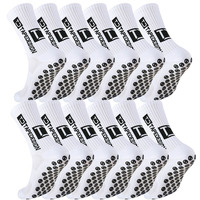 Chaussettes de football antidérapantes personnalisées professionnelles pour hommes et femmes, chaussettes de sport antidérapantes pour le football, le tennis