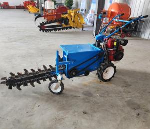 Self-Propelled 10-40cm Width 50cm-1m Depth Hand-Held <strong>Digger</strong> for Pipeline/Cable <strong>Trenching</strong> Dual Single Chain Engine Gear Core - Product Image 6