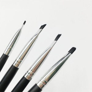 Nhãn hiệu riêng chuyên nghiệp Angled bàn chải lông mày phẳng Pro góc Bút kẻ mắt sắc nét cắt nổi bật che khuyết điểm Bush - Product Image 6