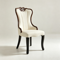 Chaise de salle à manger en bois massif sur mesure, simple et confortable, fauteuil d'hôtel, chaise d'invité, chaise de restaurant et d'hôtel, chaise d'événement