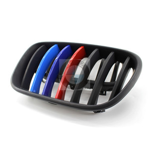 Parrilla Tricolor Negra Mate para BMW X3 X4 F25 F26, Parachoques de Plástico ABS para Mejora y Reequipamiento - Product Image 2