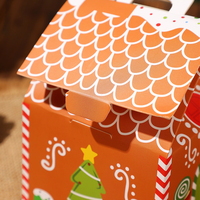 Boîte cadeau de Noël grande taille en carton rigide, boîte cadeau de fête, logo personnalisé pour l'emballage de paniers-cadeaux de Noël