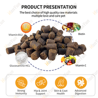 Usine personnalisée marque privée chat multivitamine douce mâche immunité joint peau manteau supplément suppléments de soins de santé pour animaux de compagnie