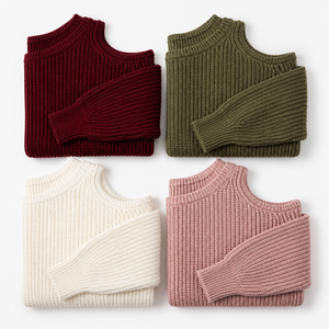 Maglione Pullover da Donna Oversize Personalizzato con Spalla Scoperta a Costine, Manica Lunga, OEM, Ordine all'Ingrosso, Produzione in Fabbrica - Product Image 5