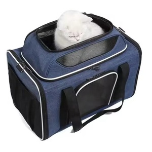 Bolsa de Transporte para Perros y Gatos, Aprobada por Aerolíneas, Transpirable, de Malla, con Ruedas, para Viajes, Carrito para Mascotas - Product Image 1
