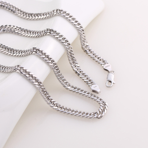 Cadena de eslabones cubanos para hombre, Collar de plata de ley 925 de 4mm/5mm/6mm, estilo hip hop, 4/5/6mm - Product Image 5