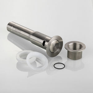 <span class=keywords><strong>Lavabo</strong></span> de <span class=keywords><strong>lavabo</strong></span> colador de acero inoxidable natural con tapón de <span class=keywords><strong>desbordamiento</strong></span> antiolor y accesorios de manguera de drenaje a prueba de fugas - Product Image 5