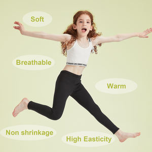 All'ingrosso pantaloni invernali personalizzati per bambine di taglia XL in <span class=keywords><strong>velluto</strong></span> morbido a vita bassa termici in pile caldo stile autunnale - Product Image 3