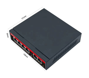 CCTV Mini 4 Port 10/100M 48V 52V Mạng <span class=keywords><strong>Ethernet</strong></span> Hoạt Động Poe <span class=keywords><strong>Switch</strong></span> 2 Uplink Cho IP Camera AP - Product Image 2